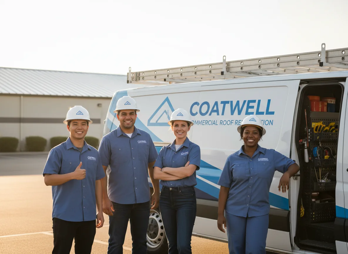 Commercial roof coating company in Bertrand, MO
